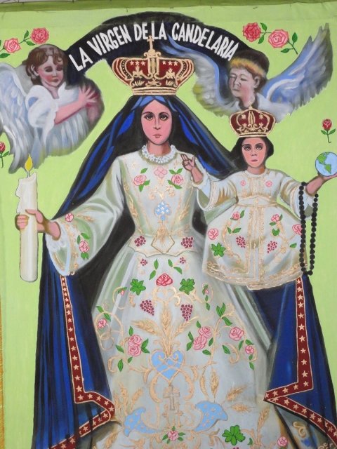 Virgen de la Candelaria Oaxaca, Tehuentepec-Arte callejero, Fot. Anónimo (480x640)