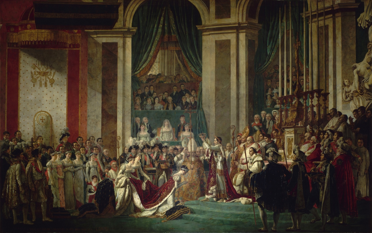Jacques Louis David, Le couronnement de l'Empereur et de l'Impératrice,2 décembre 1804 (1280x802)