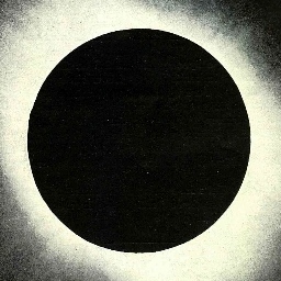 Eclipse total  de sol fotografiado por J.Gallo, YerbanAi??s, Durango, 1923 (518x640)