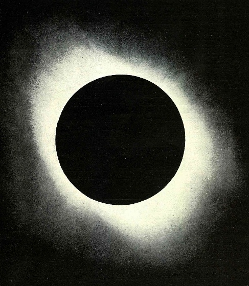 Eclipse total  de sol fotografiado por J.Gallo, YerbanAi??s, Durango, 1923 (647x800)