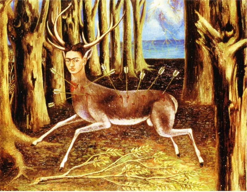 7. El venado herido, una de las A?ltimas pinturas de Frida, de hondo simbolismo (800x621)